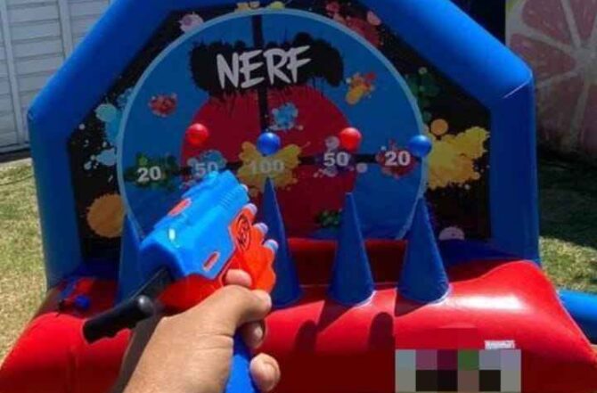 Aluguel de Tiro ao alvo – Nerf inflável | Rio de Janeiro